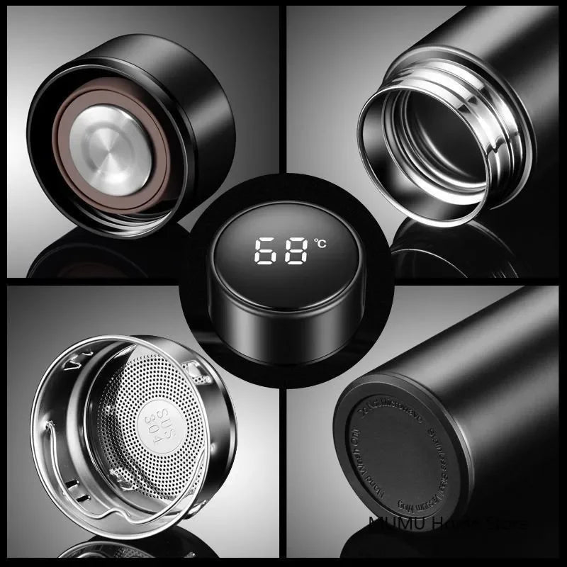 500ML Intelligent Temperature Thermos Bottle
